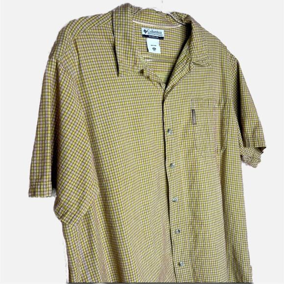 Columbia Button Down Casual Cotton Plaid Shirt - Picture 1 of 8